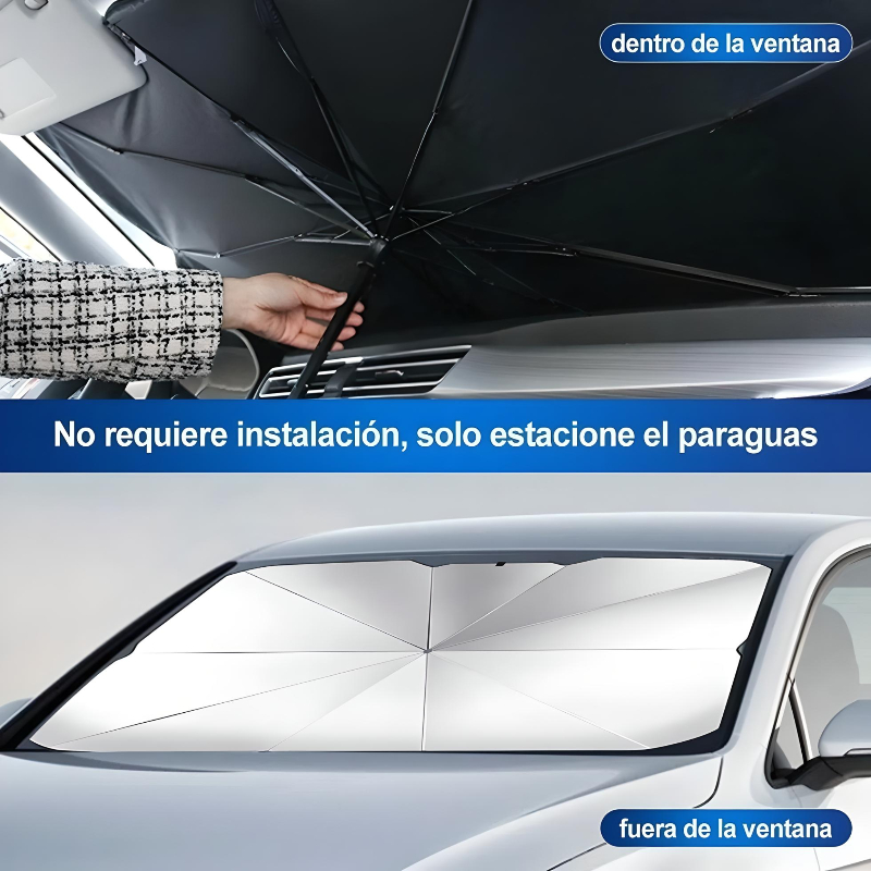 Coche Parasol Parabrisas Retráctil Protección Cubre Para Sol