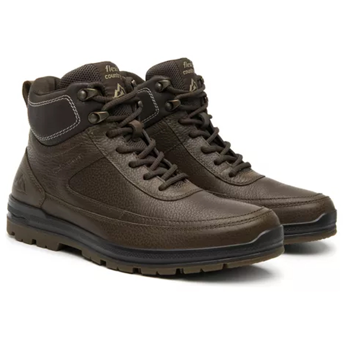 Botas Urbanas Flexi Country Para Hombre 92113 Chocolate Moda