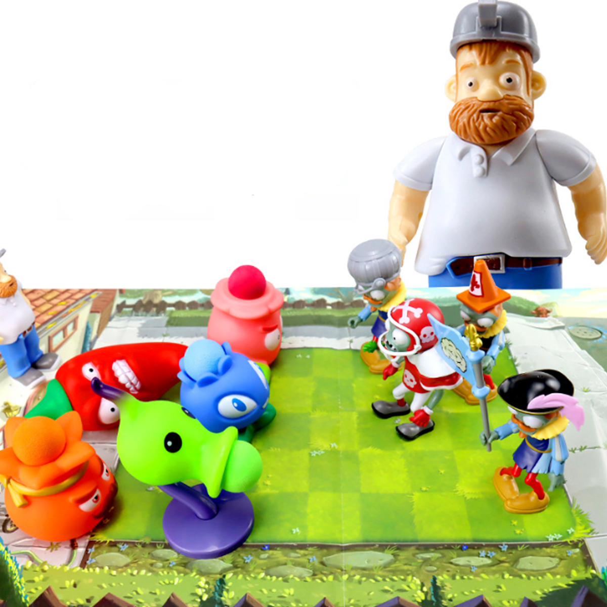 Juego Plantas Vs Zombies Juguetes De Colección Para Niños
