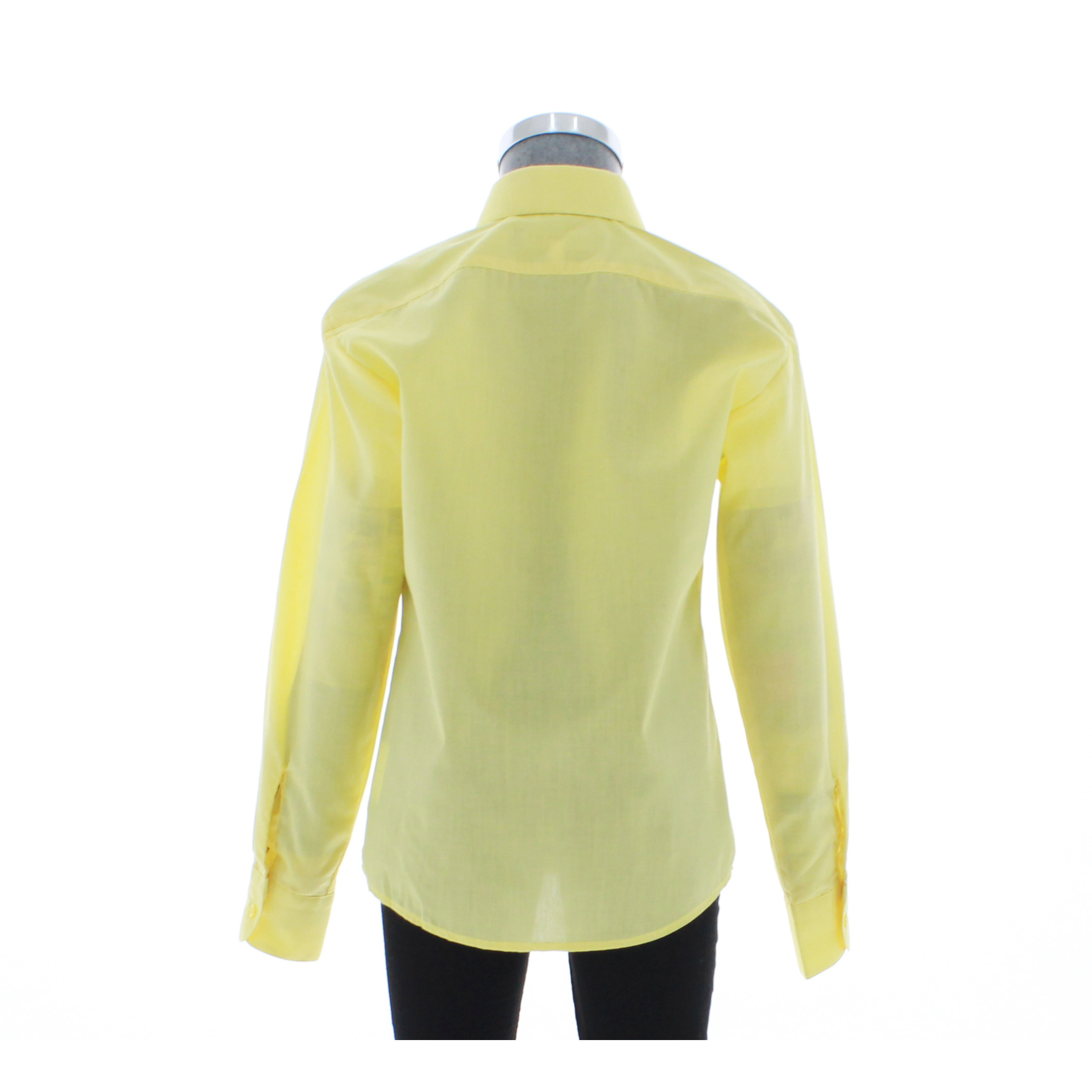 Camisa De Vestir Niño Color Amarillo Manga Larga 3546 2 A 18 Años.