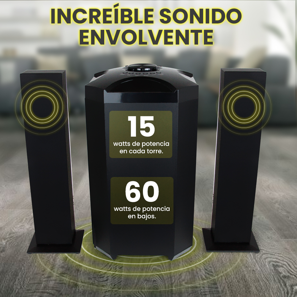 FOL Torre de Sonido con Subwoofer Mod. FS-M2902.