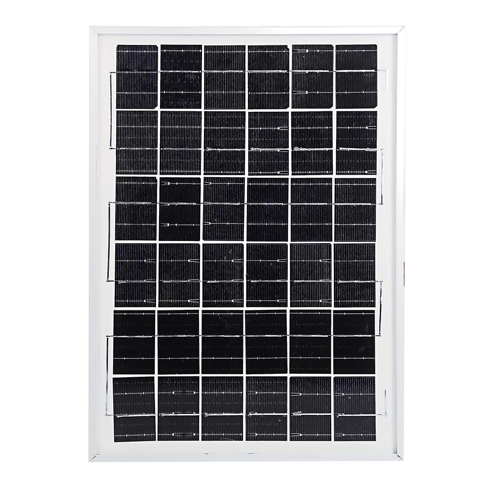 Panel Solar de 10 Watts Celda Monocristalina Fabricada en Silicio Puro con Estructura de Alumino Master MP-CELDA10W