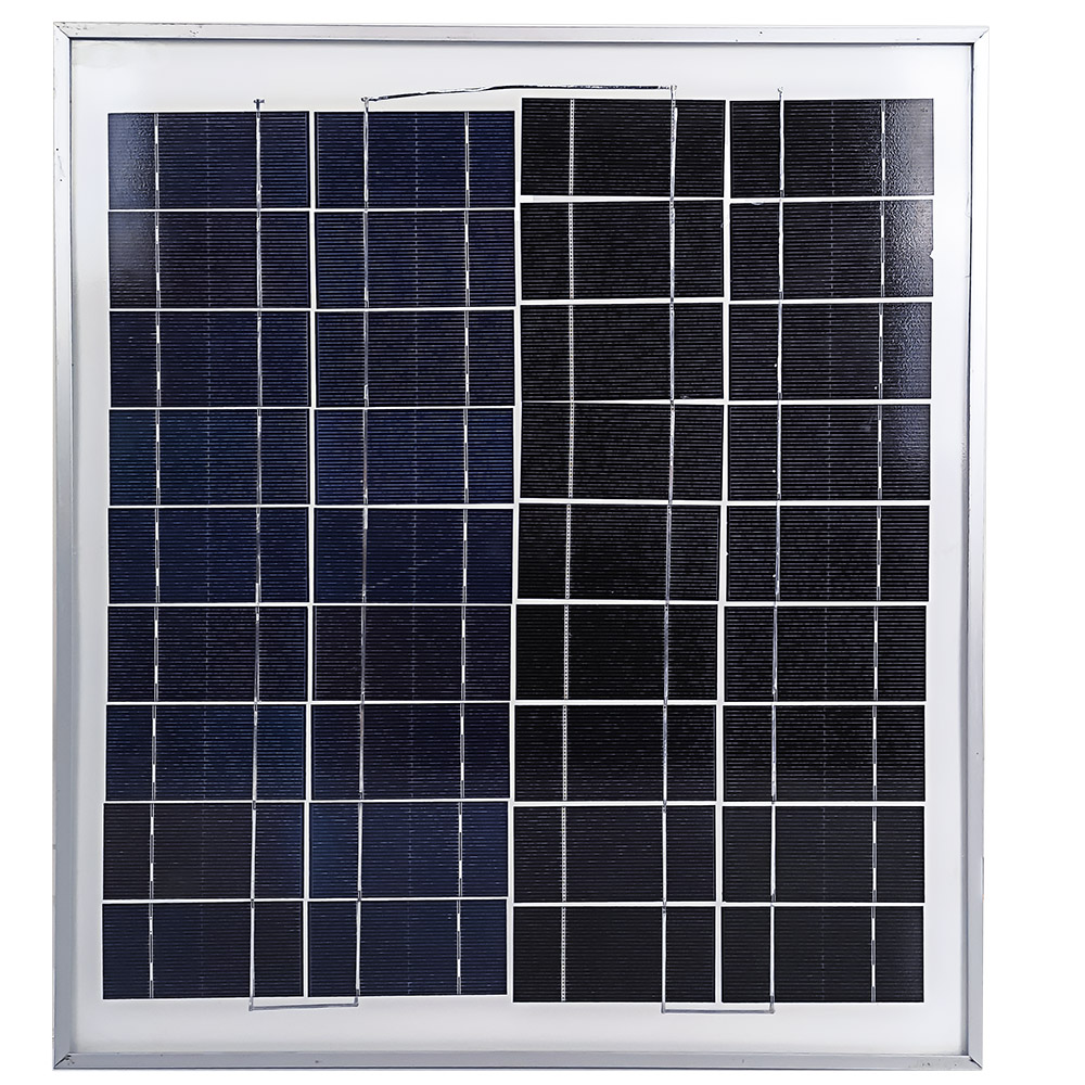 Panel Solar de 20 Watts Celda Monocristalina Fabricada en Silicio Puro con Estructura de Alumino Master MP-CELDA20W