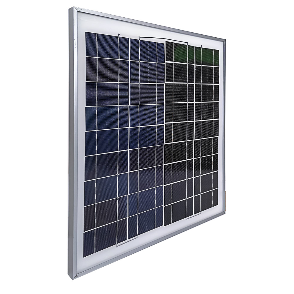 Panel Solar de 20 Watts Celda Monocristalina Fabricada en Silicio Puro con Estructura de Alumino Master MP-CELDA20W