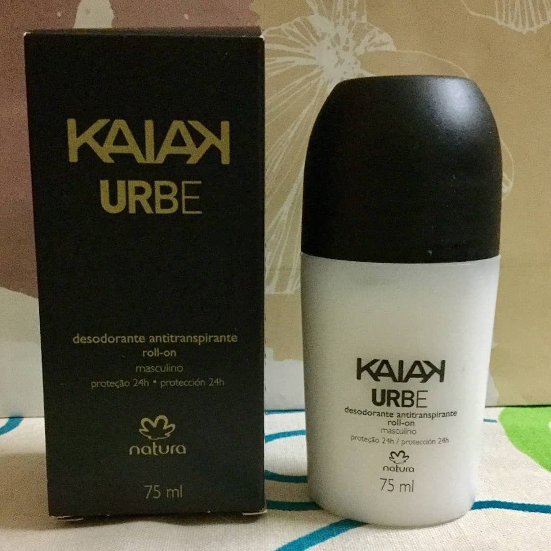 Desodorante Antitranspirante Roll-on Invisible Urbe Kaiak Natura 75ml Pack 3