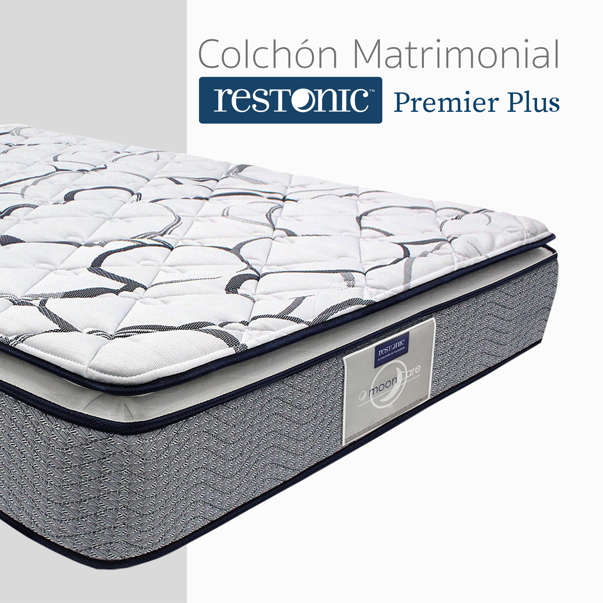Colchon Matrimonial Restonic Premier Plus Ortopedico