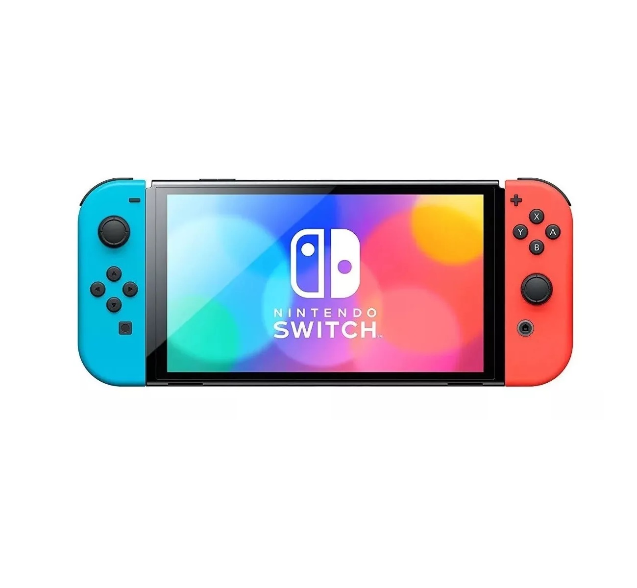 Consola Nintendo Switch Oled (Internacional Version) 64 Gb Standard Color Neon, Azul y Negro .