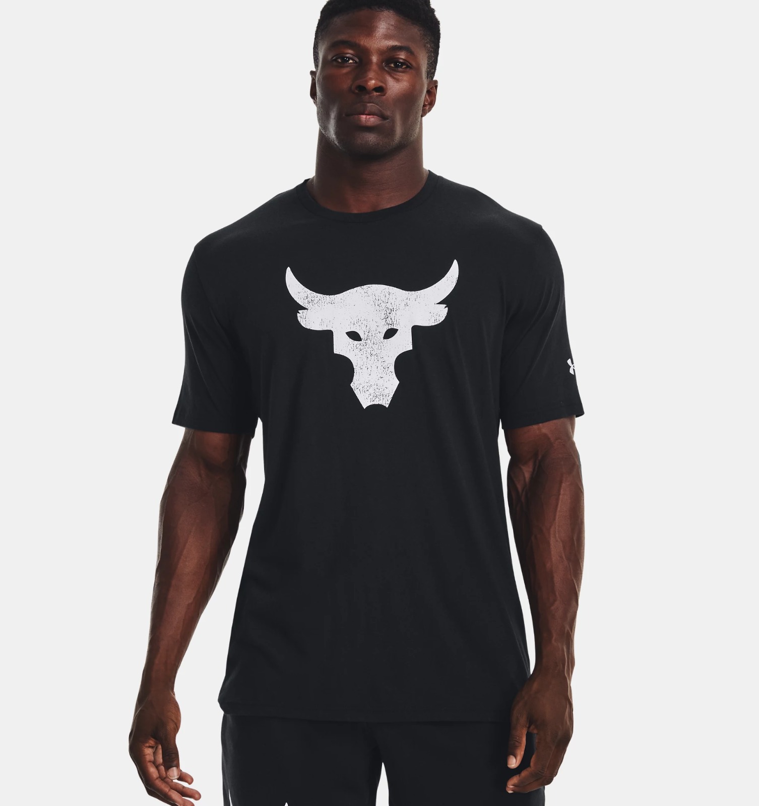 Playera Under Armour Project Rock Brahma Bull 1361733-003 Entrenamiento