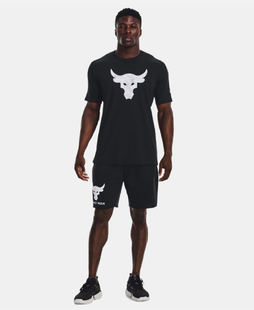 Playera Under Armour Project Rock Brahma Bull 1361733-003 Entrenamiento