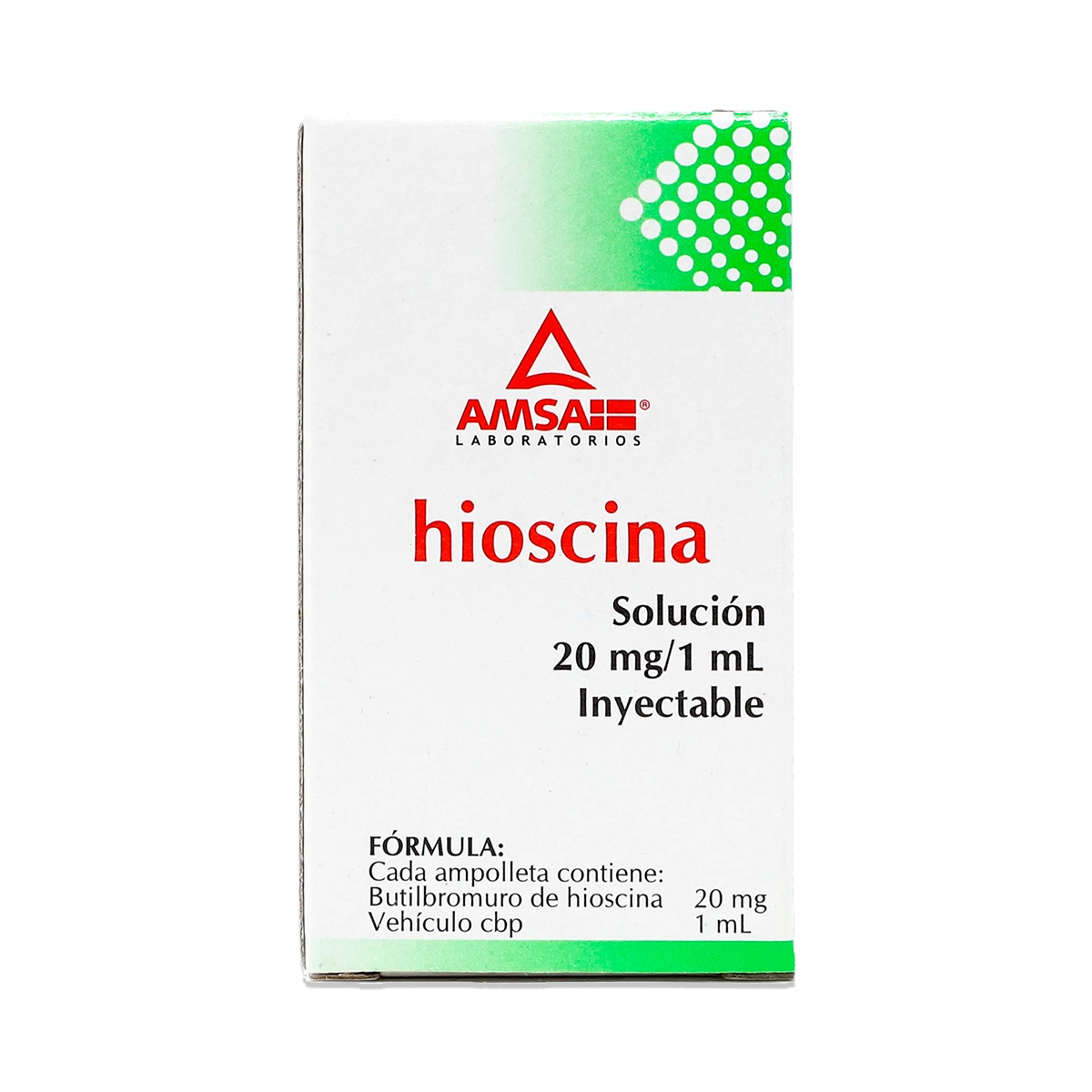 HIOSCINA 3 AMP 20 MG/ML AMSA