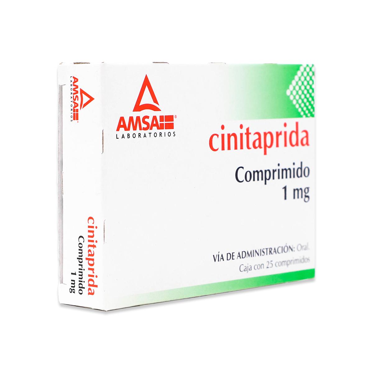 CINITAPRIDA 25 COMP 1 MG AMSA