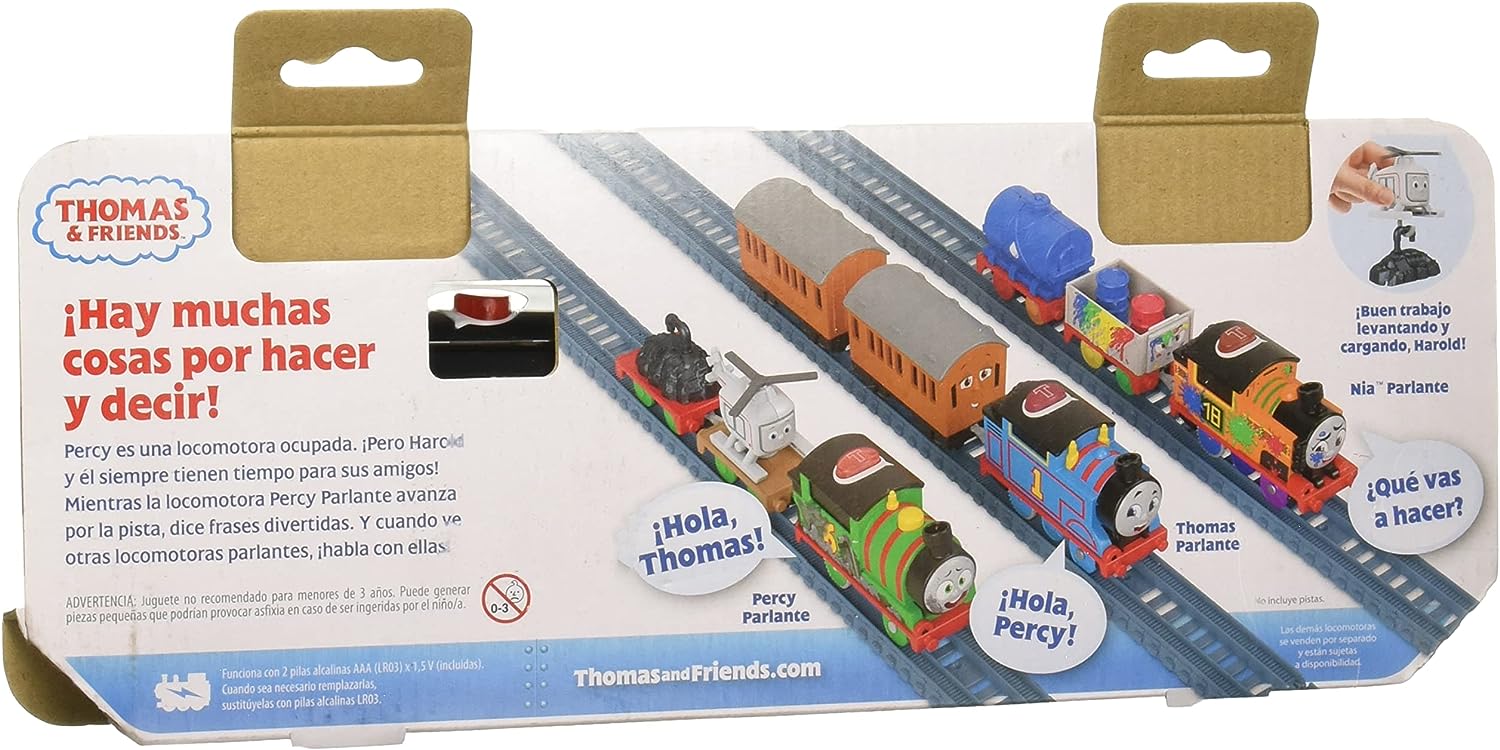 THOMAS & FRIENDS, PERCY PALRLANTE CON HAROLD