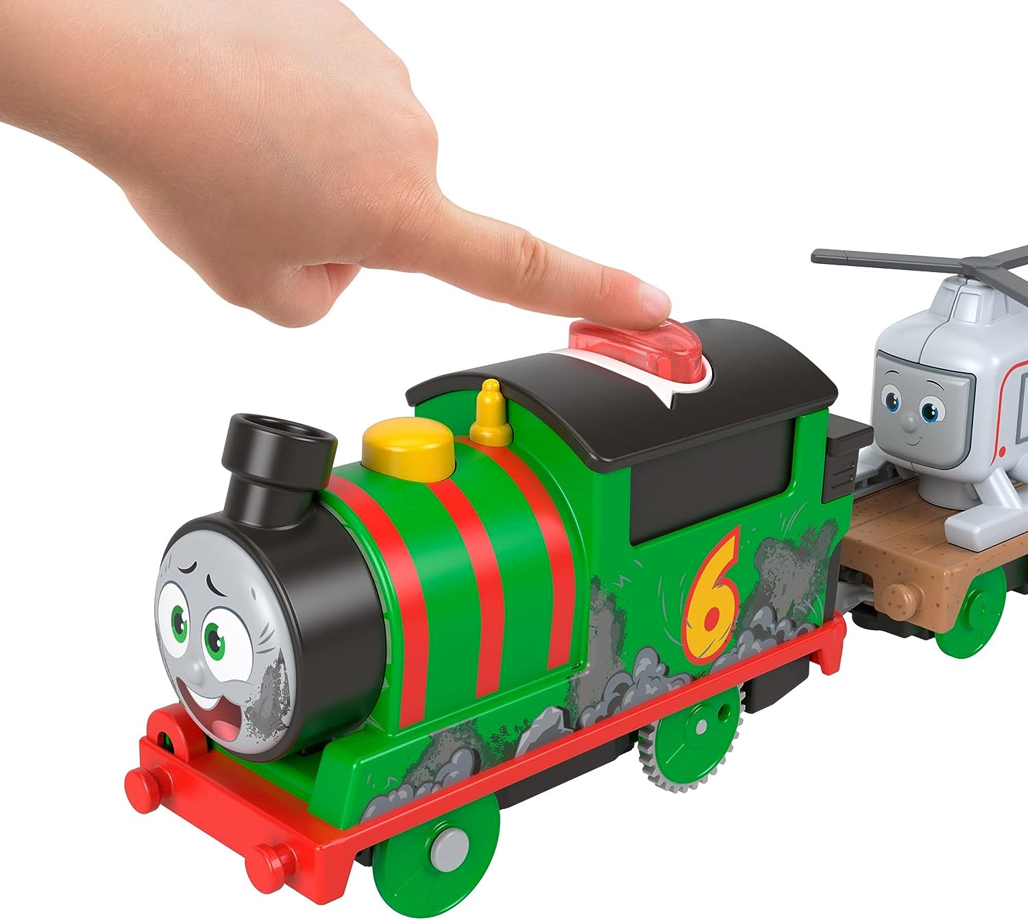 THOMAS & FRIENDS, PERCY PALRLANTE CON HAROLD