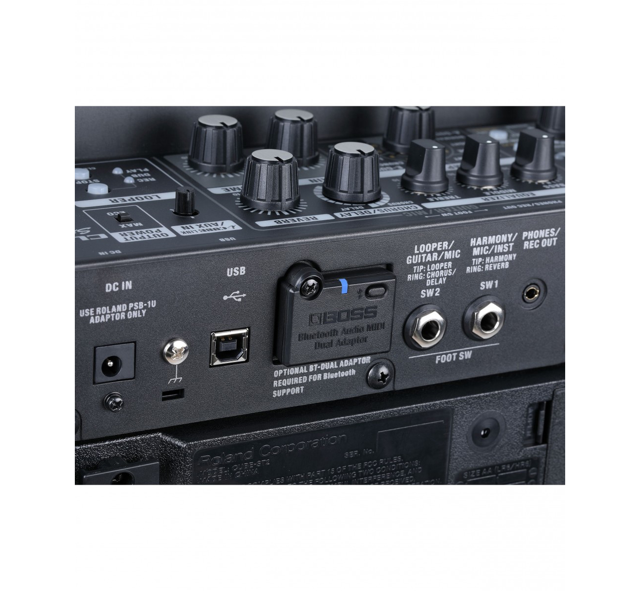 Adaptador Boss Bluetooth/Audio Midi BT-DUAL