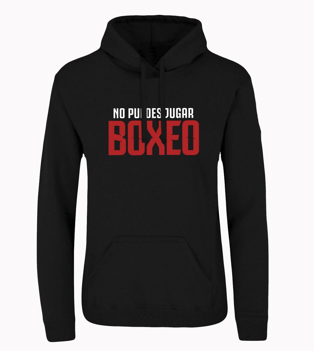 Sudadera no puedes jugar boxeo para mujer