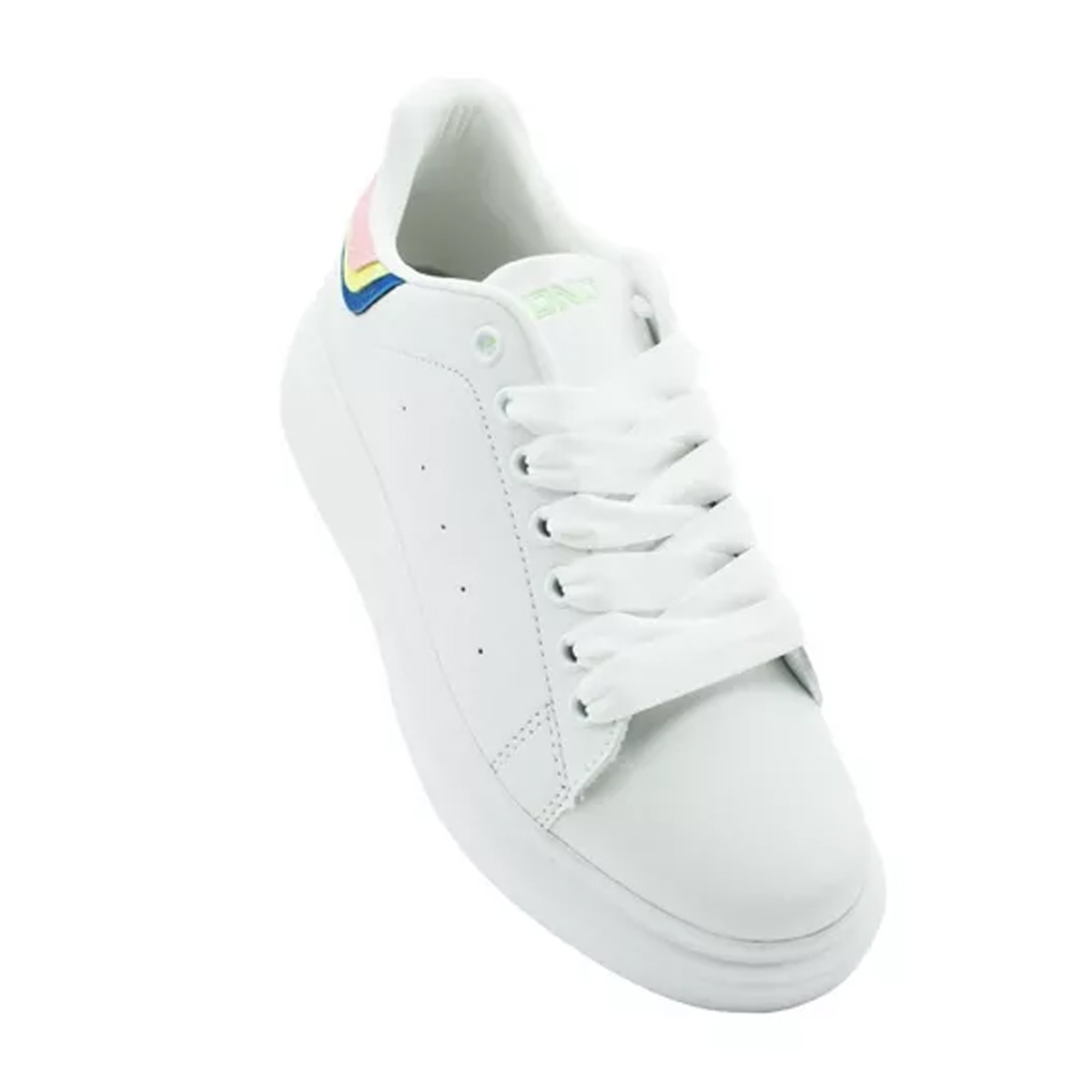 Tenis Blanco Dama Capa De Ozono Choclo Sintetico 622402 Moda 1315