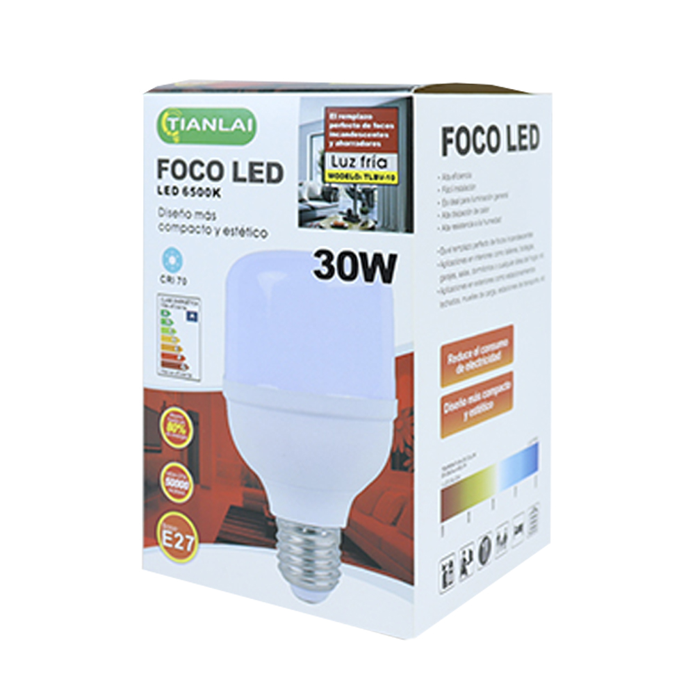Paquete de 5 Focos de 30W Tianlai