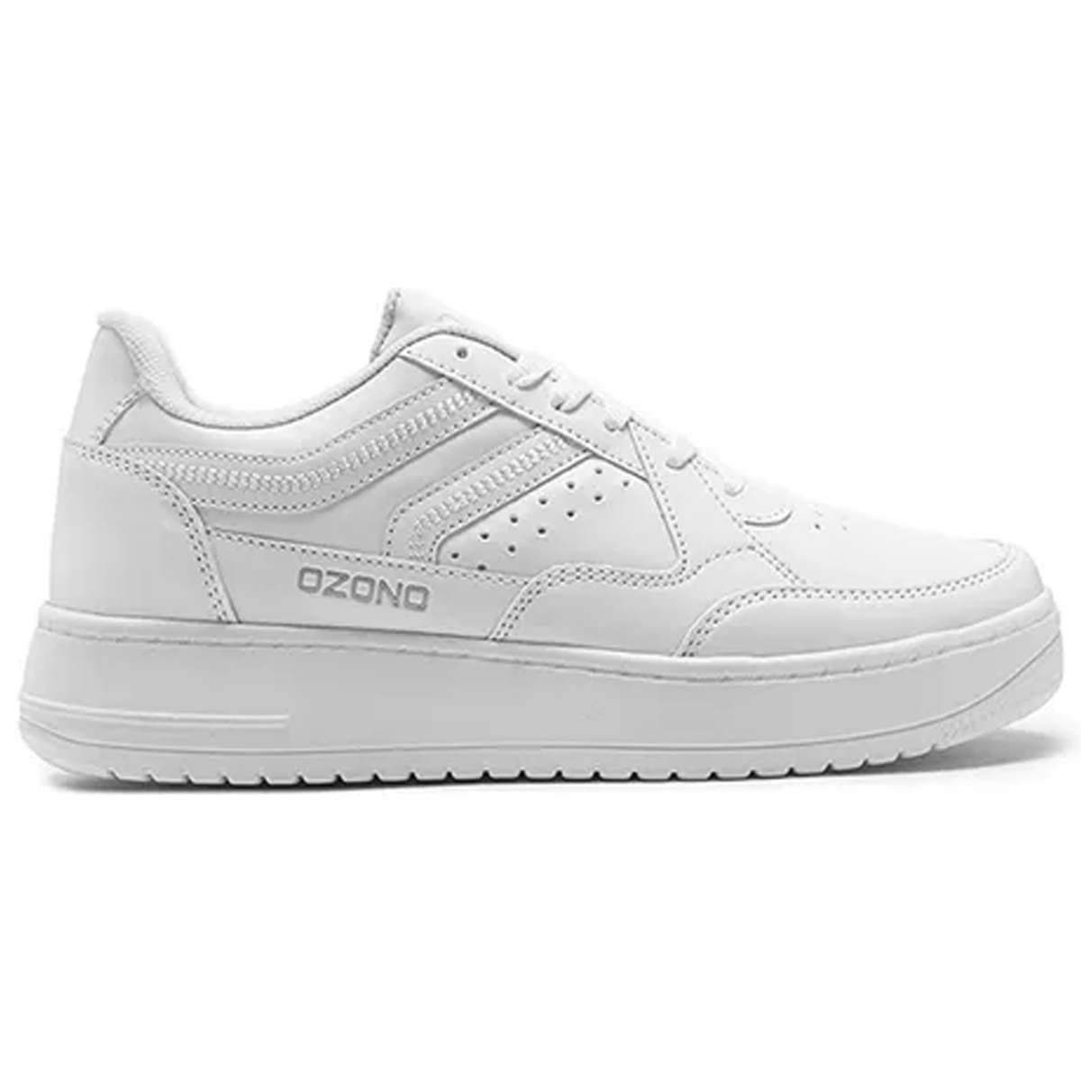 Tenis Urbano Suela Gruesa Hombre Capa De Ozono 623202 Blanco