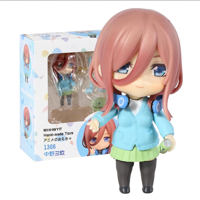 Miku Nakano 1306 Nendoroid Quintillizas Go Toubun Figura