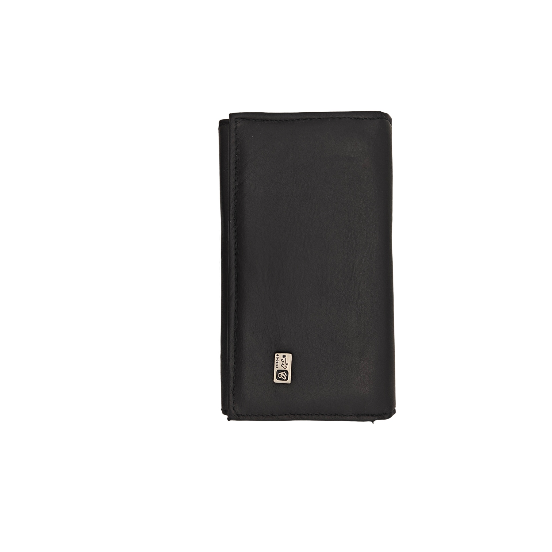 Cartera en Piel Vacuno Fana Lisa Negro