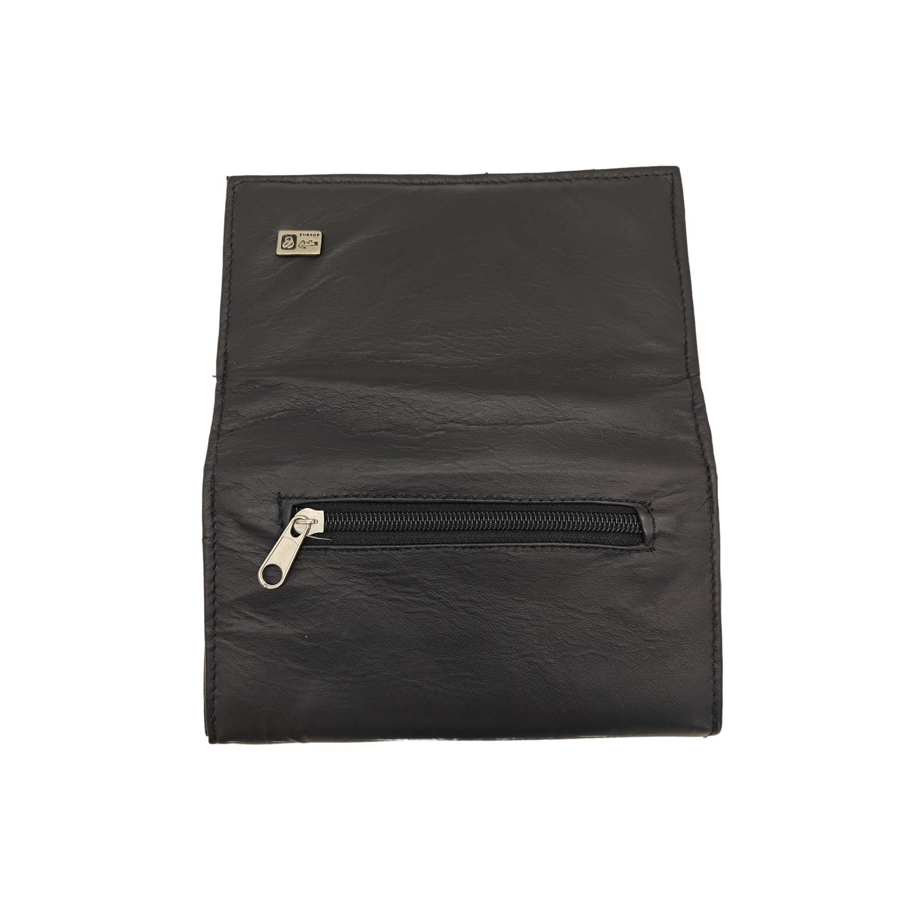 Cartera en Piel Vacuno Fana Lisa Negro