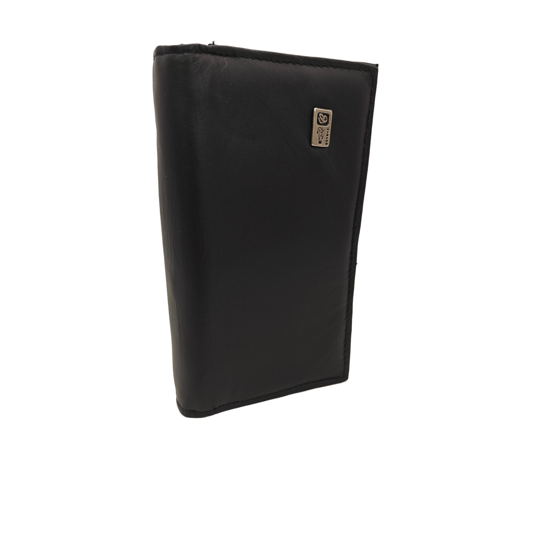 Cartera en Piel Vacuno Fana Lisa Negro