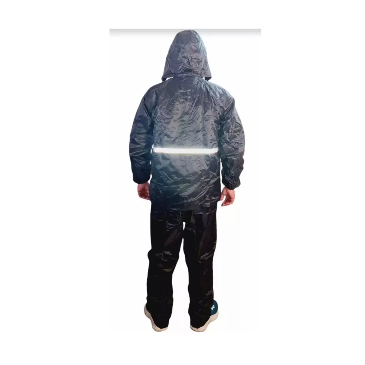 Impermeable Para Motociclista Uso Rudo XL Negro