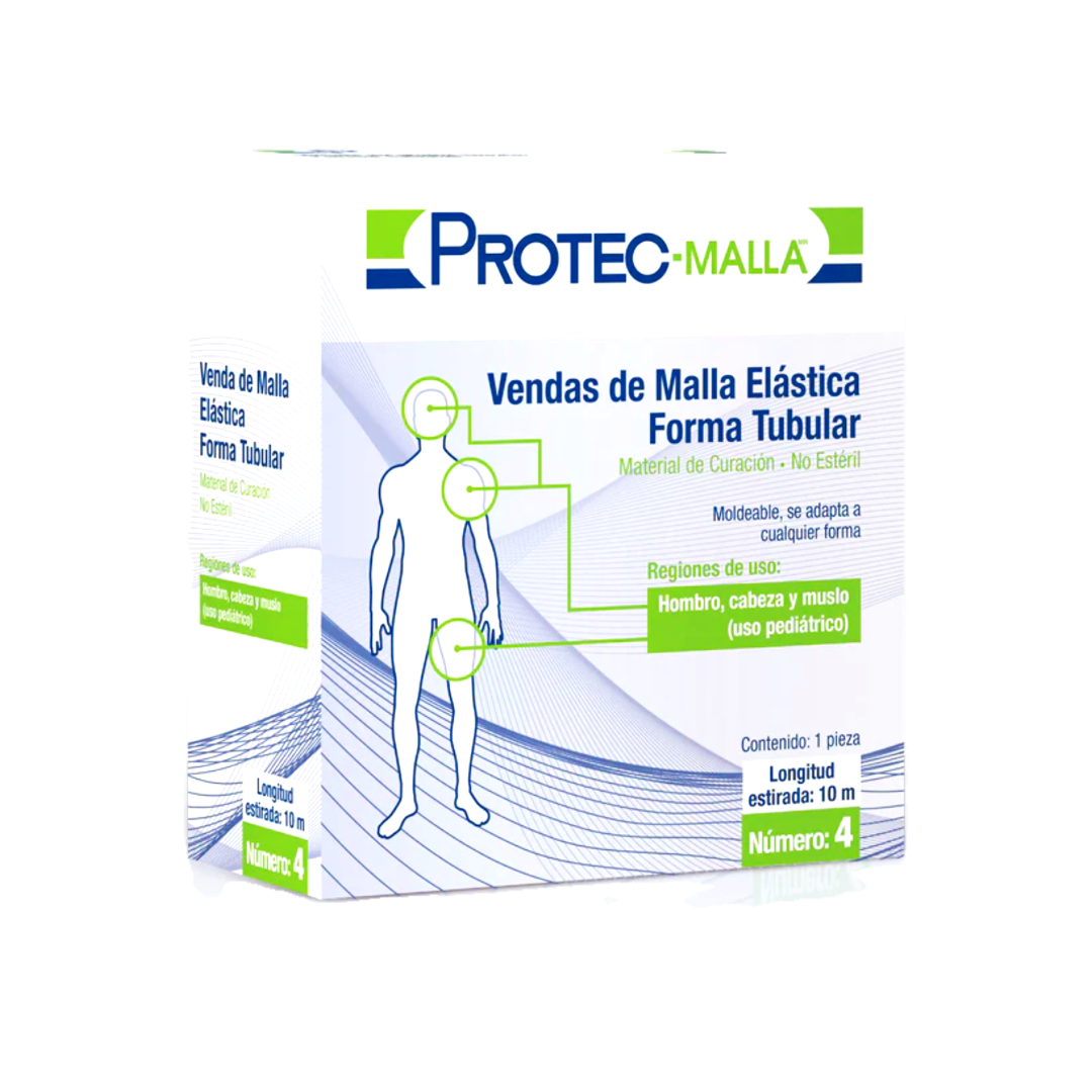 Protec Venda Malla Tubular No.4 - 10 Metros