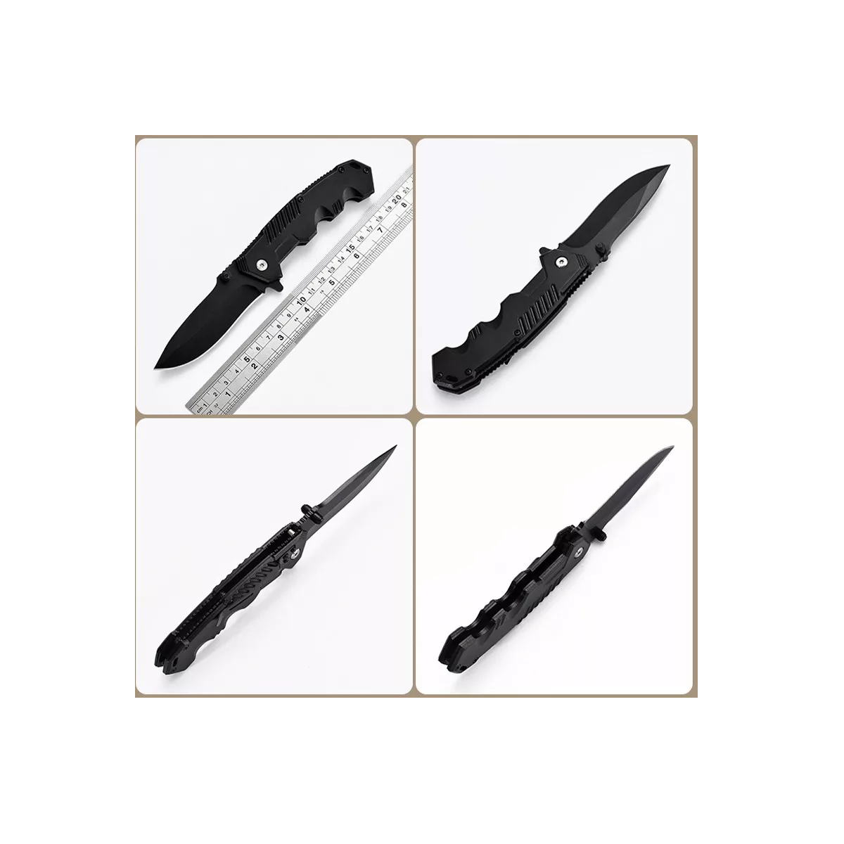 Cuchillo Táctico De Supervivencia Plegable Y Portátil