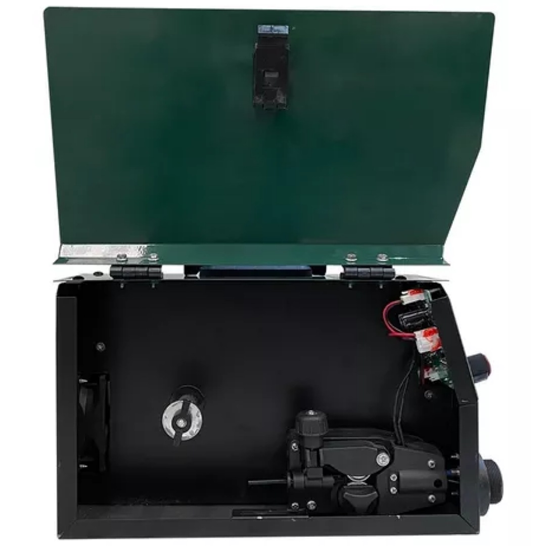 Maquina De Soldar Microalambre Electrodo 110v 120amp Oakland Color Verde Oscuro