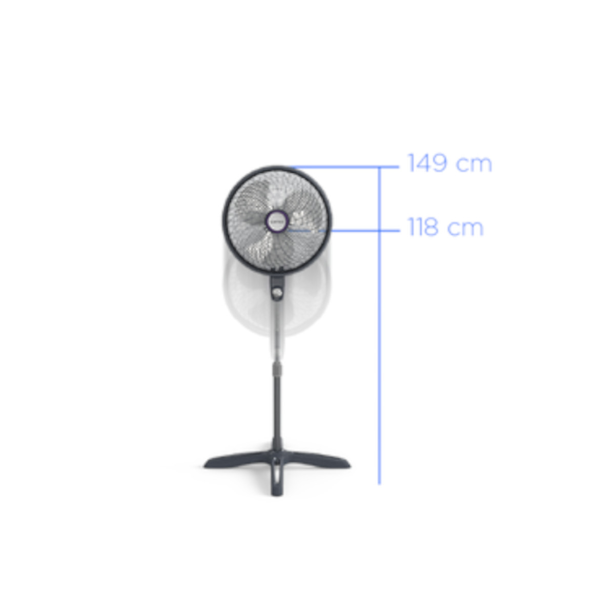 Ventilador Pedestal VORTEX 2VPVP2180M0 18 pulgadas 3 velocidades