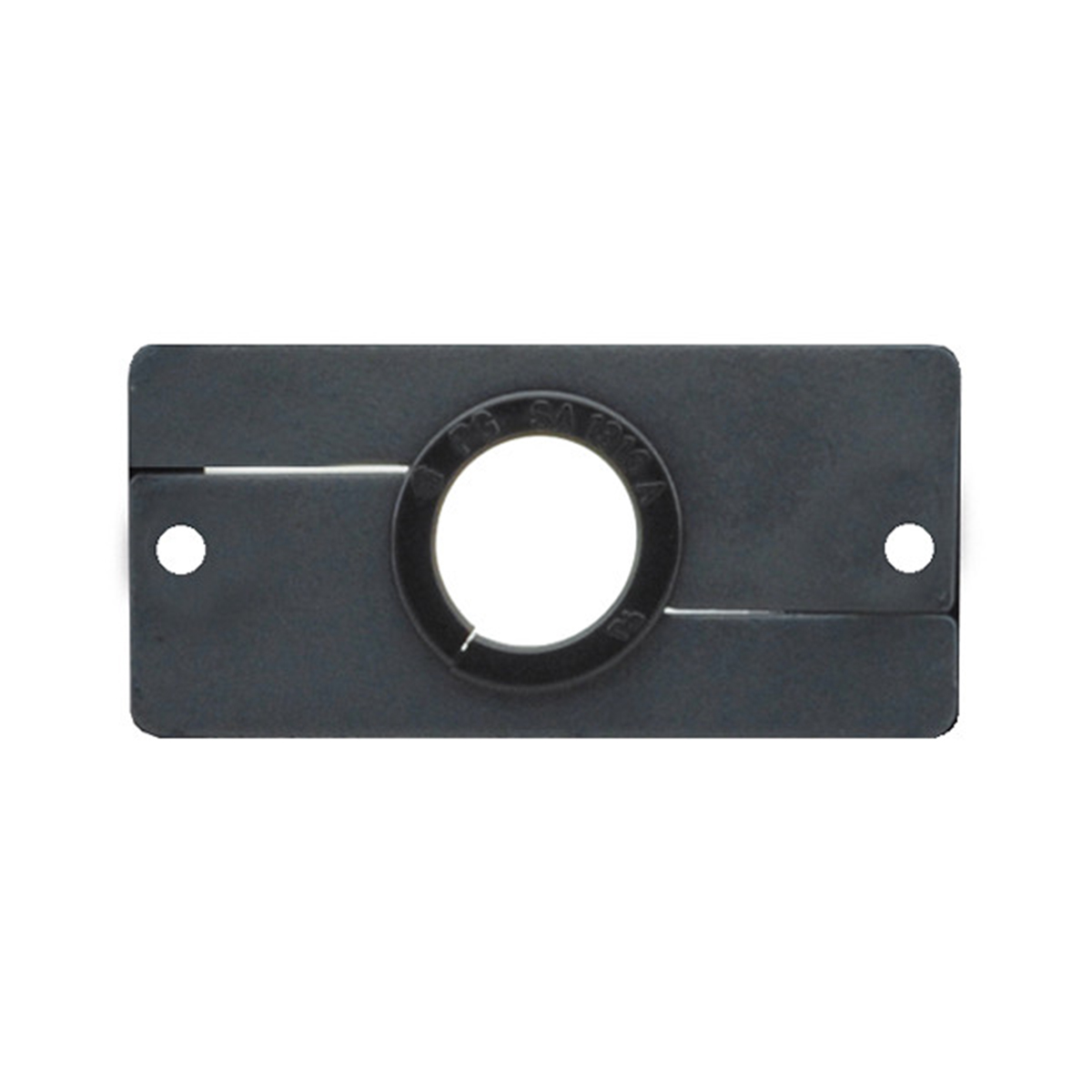 Placa De Pared Pasacables Simple 12,5 Mm Gris Wcp(g)  Kramer