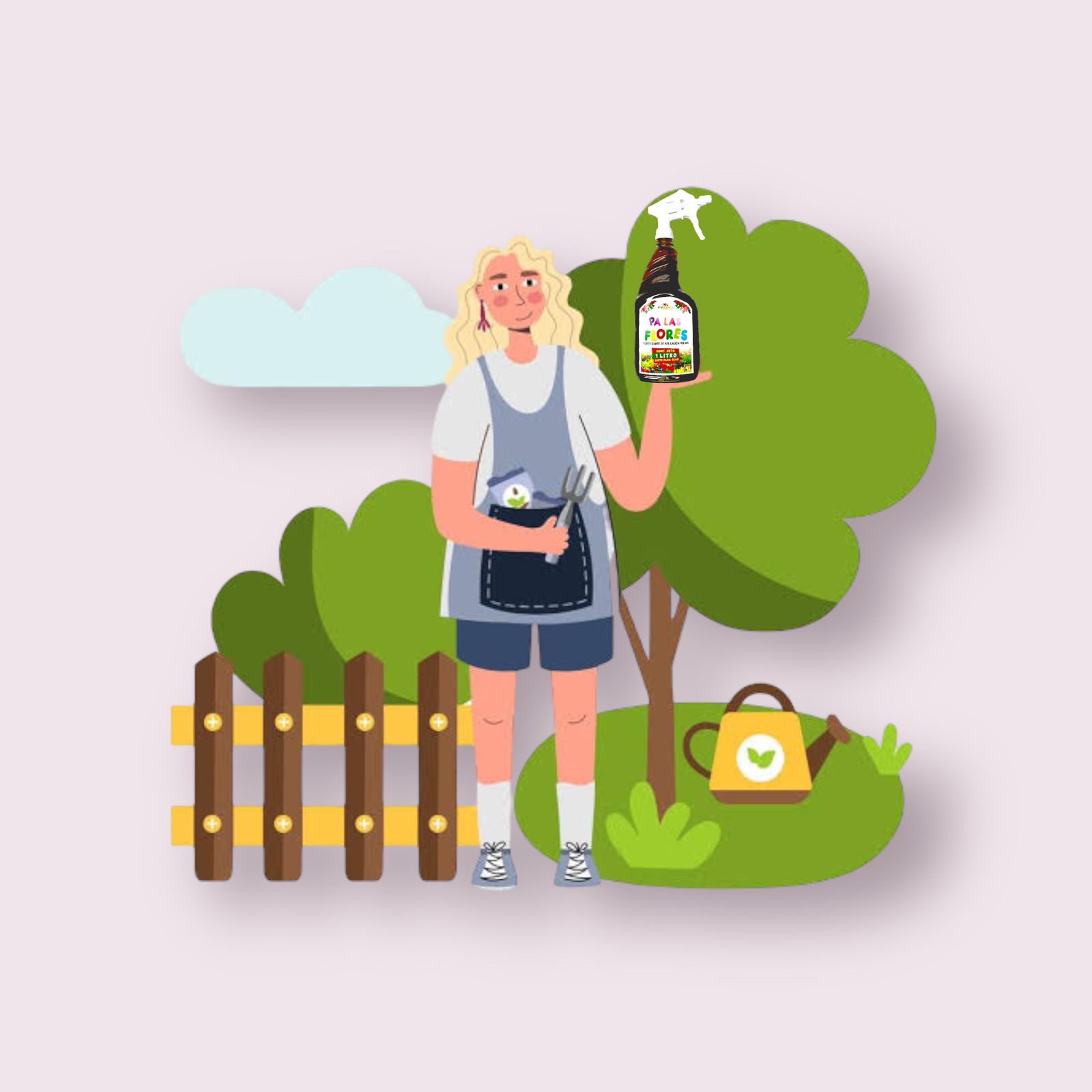 Fertilizante Liquido Triple 17 Pa Las Flores 1 Litro