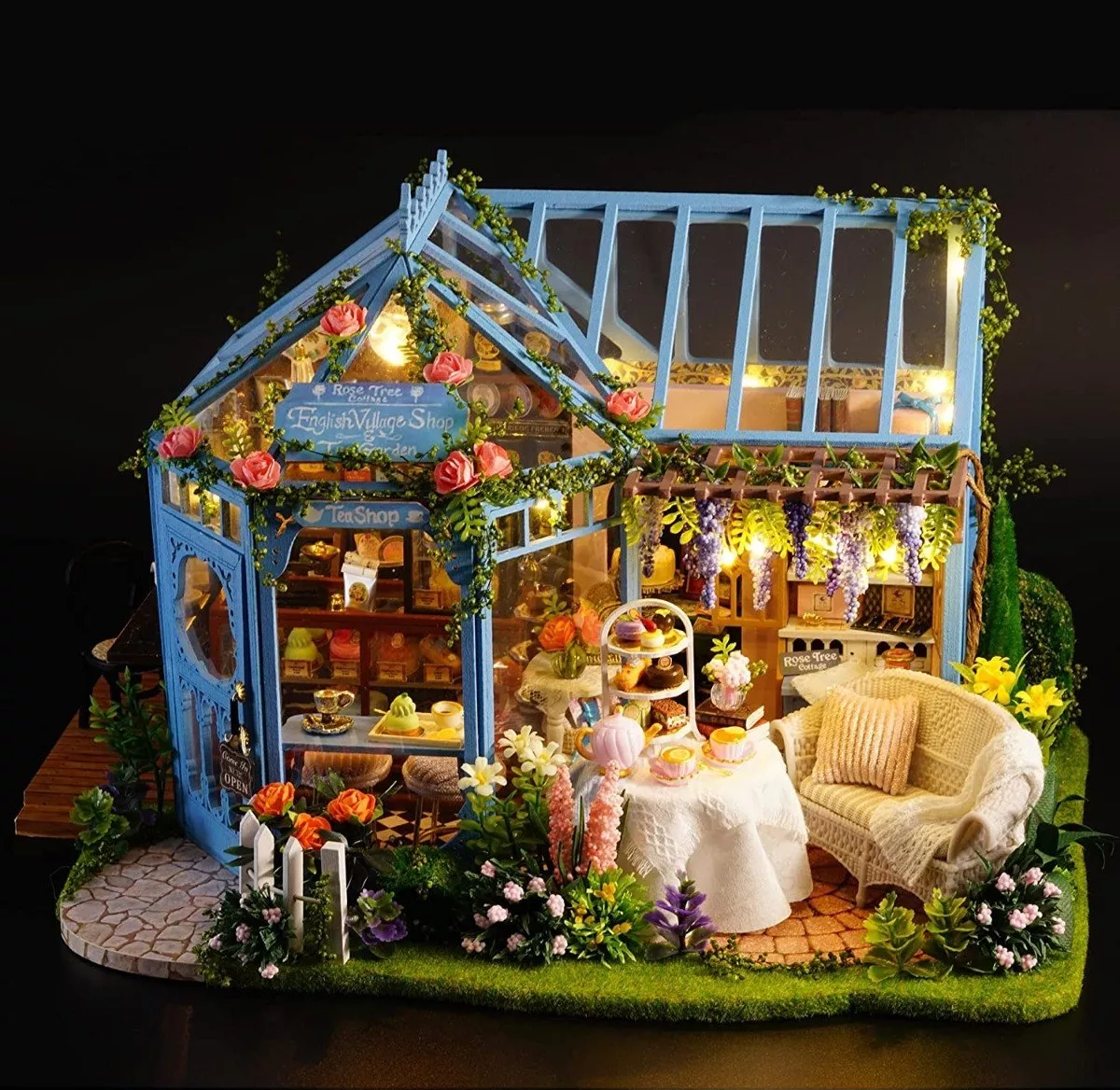 Casita Para Armar De Muñecas Miniatura Multicolor 