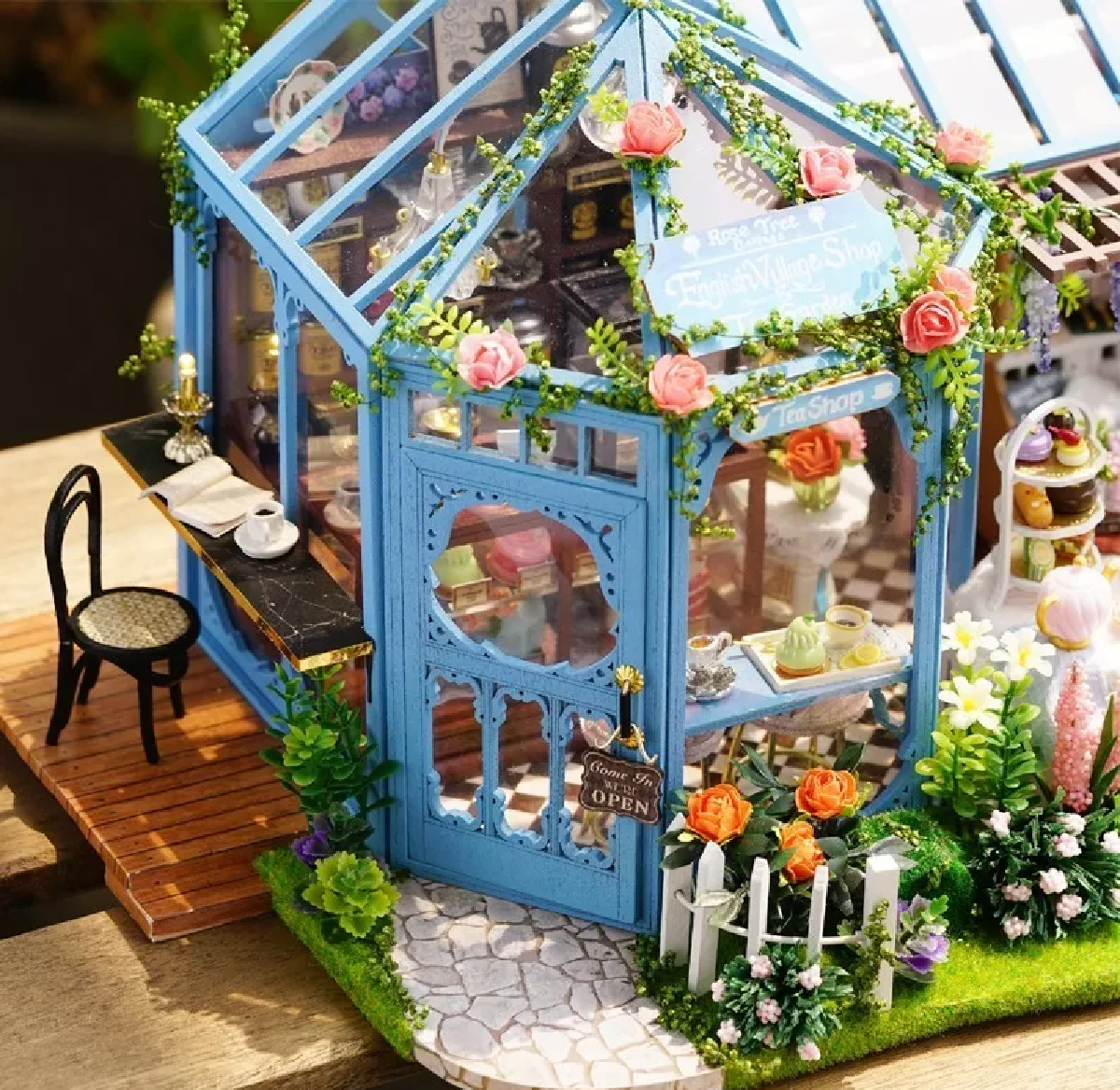 Casita Para Armar De Muñecas Miniatura Multicolor 