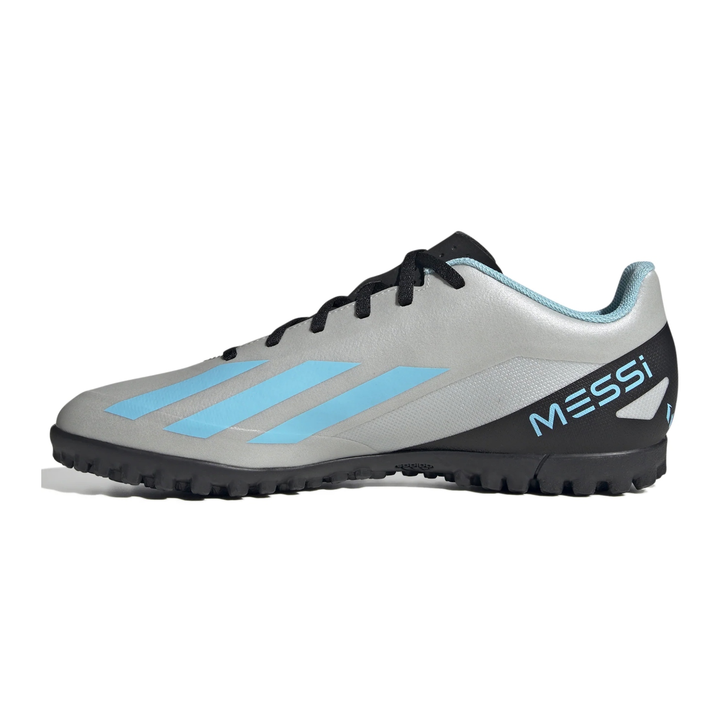 Tenis De Futbol Adidas X CrazyFast Messi.4 TF IE4069 Girs/Azul de Hombre 