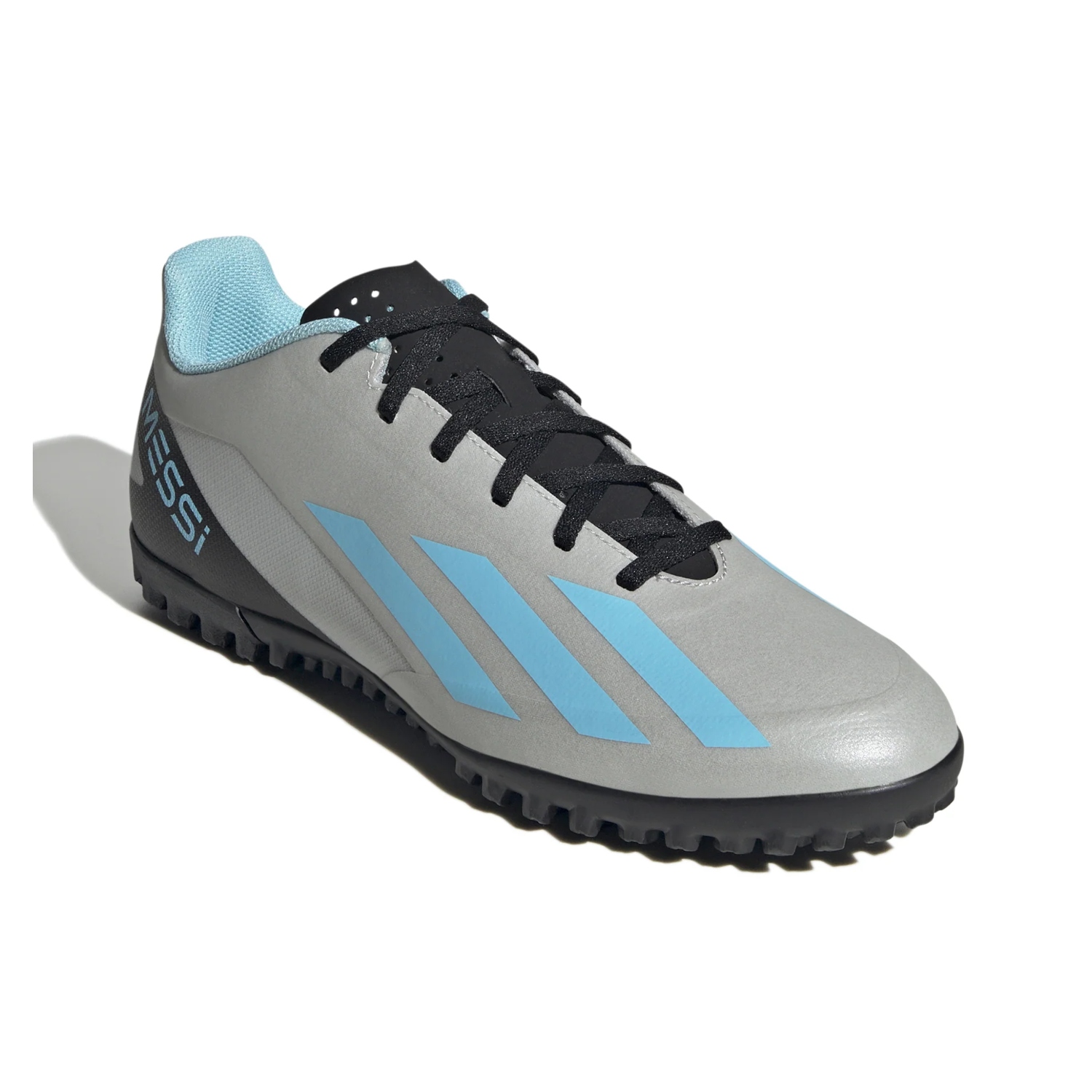 Tenis De Futbol Adidas X CrazyFast Messi.4 TF IE4069 Girs/Azul de Hombre 