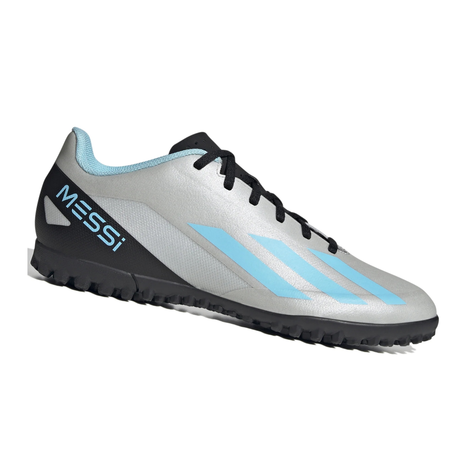 Tenis De Futbol Adidas X CrazyFast Messi.4 TF IE4069 Girs/Azul de Hombre 
