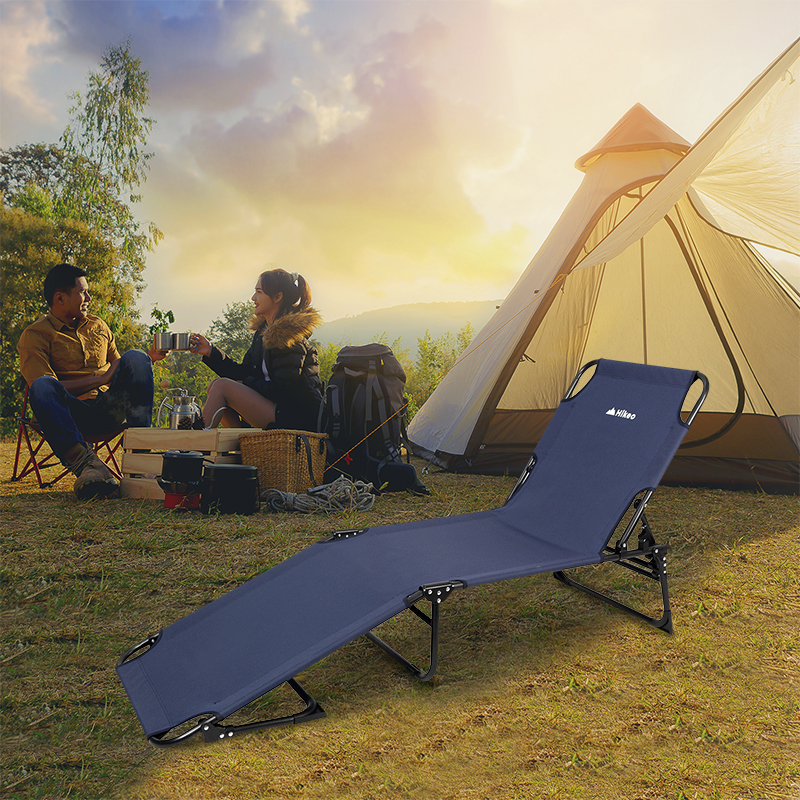 Catre Plegable Camastro Portátil Ultra Resistente 4 Alturas Hikeo