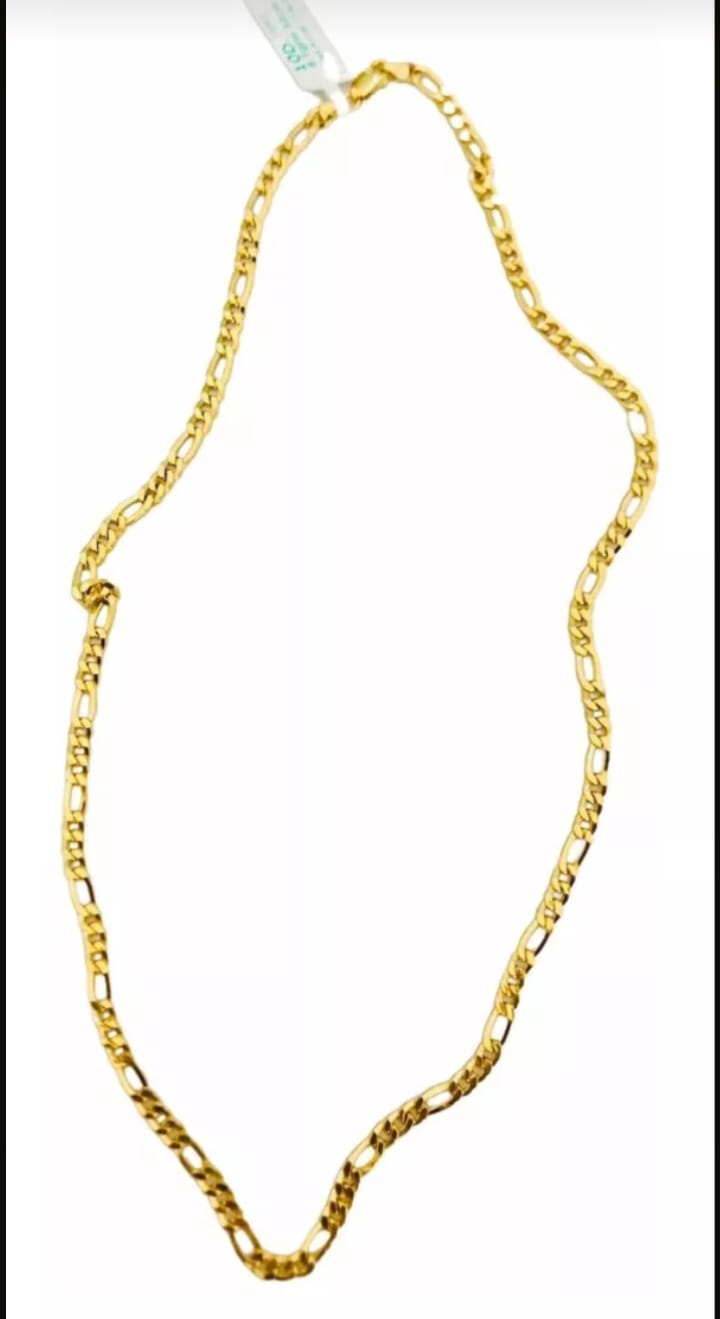 Cadena Planchada 60 cm x 4 mm Oro 10K + Obsequio