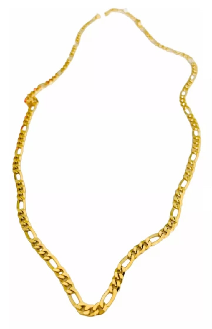 Cadena Planchada 60 cm x 4 mm Oro 10K + Obsequio