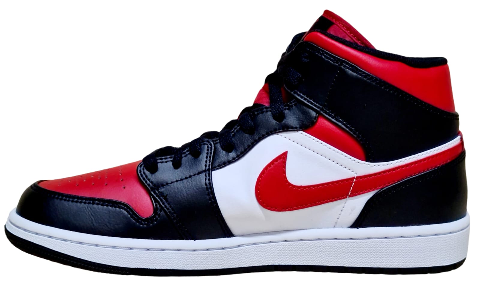 Tenis AIR JORDAN 1 MID BRED TOE caballero