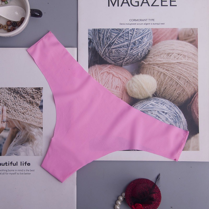 Pack De 6 Bragas Sexy Tanga Sin Costuras Para Mujer