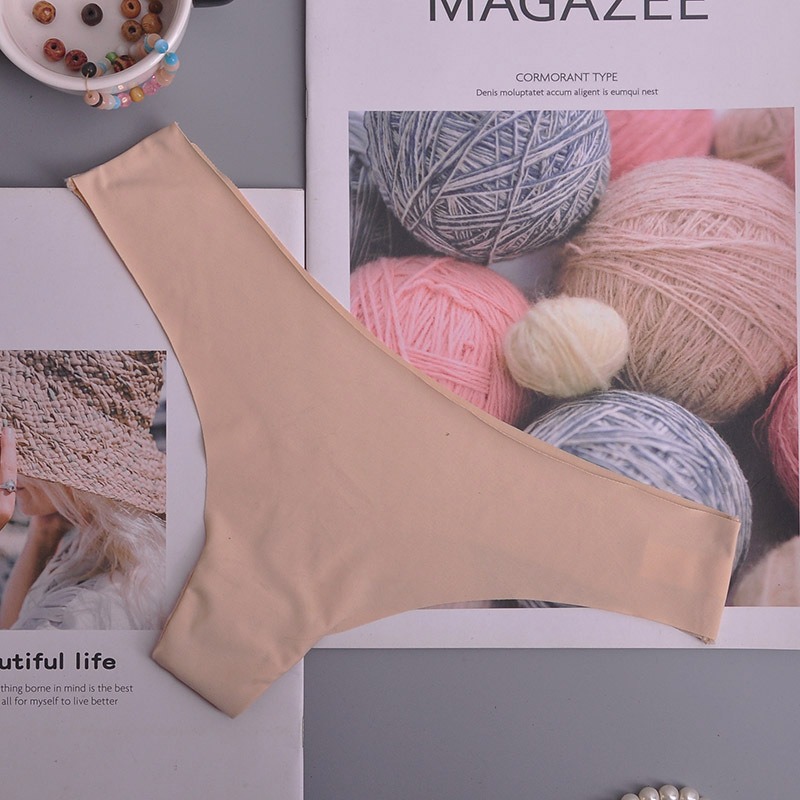 Pack De 6 Bragas Sexy Tanga Sin Costuras Para Mujer