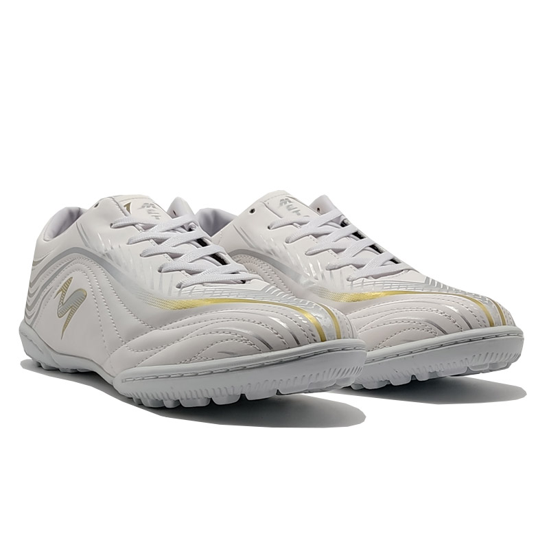 Tenis Metro-E Blanco Dorado Futbol Rapido Niño Joven 