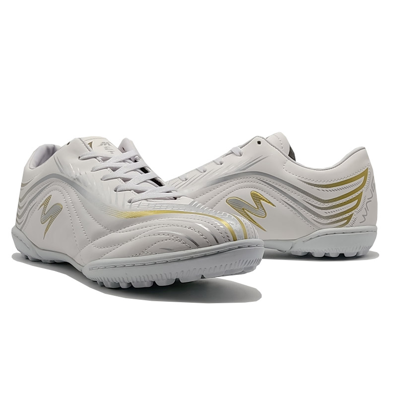 Tenis Metro-E Blanco Dorado Futbol Rapido Niño Joven 