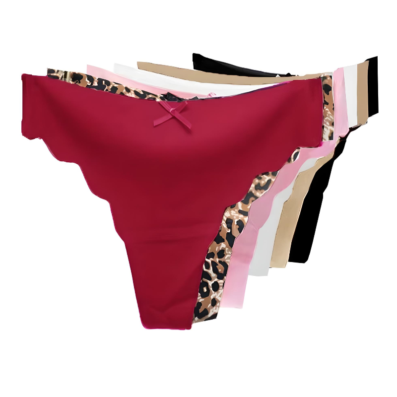 Tanga Sin Costuras De Mujer Sexy Bragas De 6 Piezas