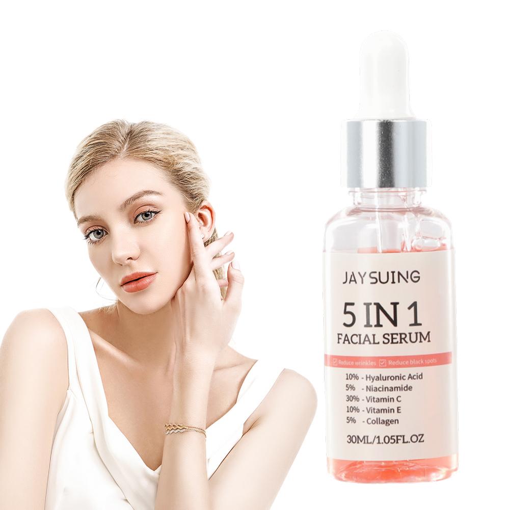 Serum Facial Blanqueador de Ácido Hialurónico 5 en 1 JAYSUING