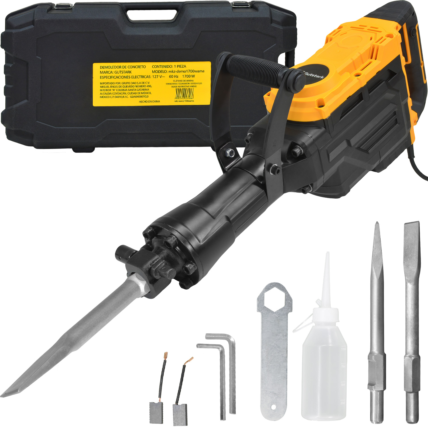 Demoledor Rompedor Concreto Electrico 1700w