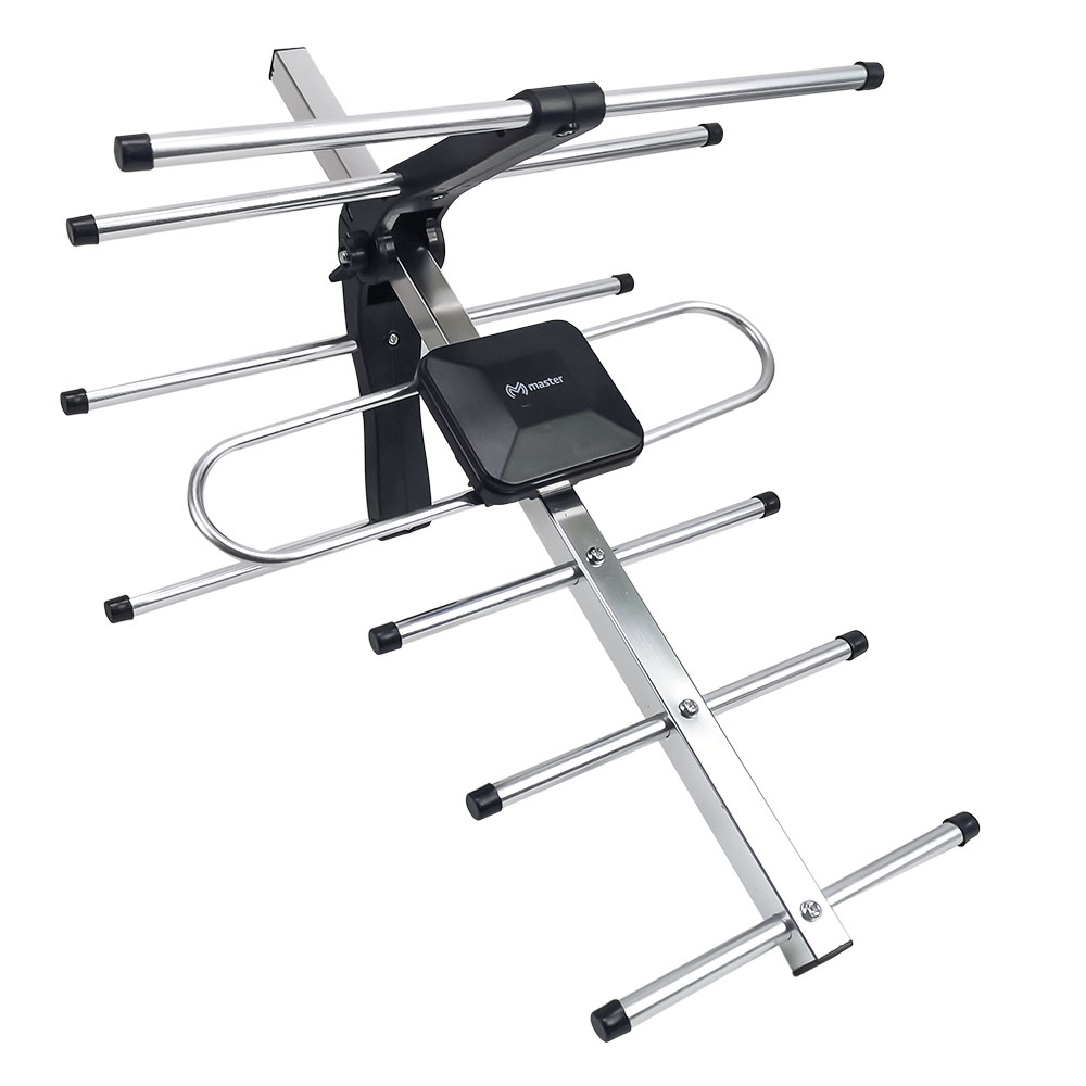 Antena Digital Exterior Tipo Yagi para Fijación en Tubo con con 8 Elementos y Cable Coaxial de 10 metros / Master / TVANT-EASY